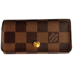 Louis Vuitton Brown Damier Multicles 4 Ring Key Case